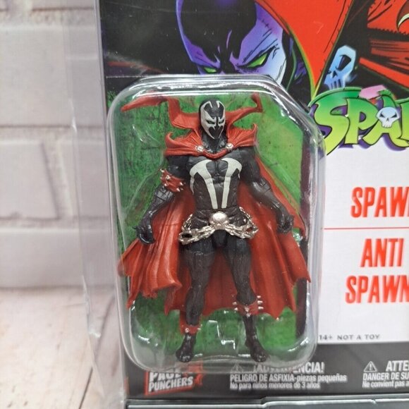 Spawn & Anti-Spawn 3" Action Figures With Comic Book McFarlane Toys - Picture 2 of 6